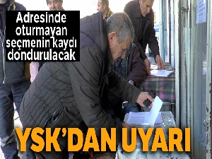 YSK'dan adres duyurusu