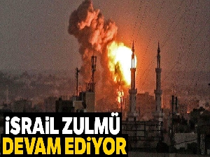 İsrail savaş uçakları Gazze'ye saldırdı