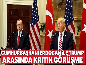 Cumhurbaşkanı Erdoğan Trump ile görüştü...
