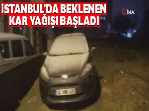 İstanbul'da kar yağışı başladı!!