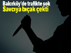Bakırköy'de trafikte şok... Savcıya bıçak çekti