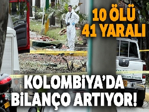 Kolombiya'da bilanço artıyor: 10 ölü, 41 yaralı