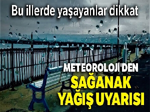 Meteoroloji'den sağanak yağış uyarısı |19 Ocak yurtta hava durumu