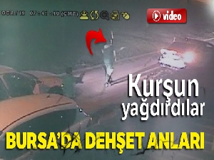 Bursa'daki dehşet anları böyle görüntülendi