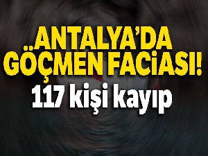Akdeniz'de göçmen faciası: 117 kişi kayıp