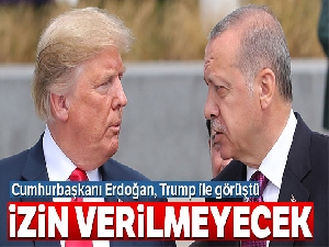 Cumhurbaşkanı Erdoğan, Trump ile telefonda görüştü...