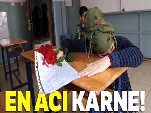 En acı karne |Mertcan'ın karnesini annesi ve kardeşi aldı
