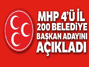 MHP Genel Merkezi 200 aday daha açıkladı