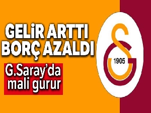 Galatasaray'da mali gurur yaşanıyor