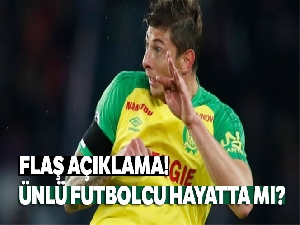 Uçağı kaybolan Sala'dan henüz umut kesilmedi