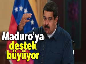 Maduro'ya destek büyüyor