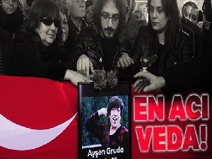 Usta oyuncu Ayşen Gruda son yolculuğuna uğurlandı!