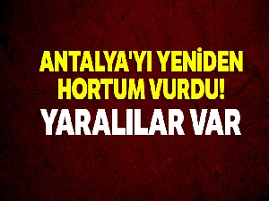 Antalya Havalimanı'nda hortum: 11 yaralı