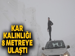 Kato Dağında kar kalınlığı 8 metreyi aştı, ekipler zirveye ulaştı