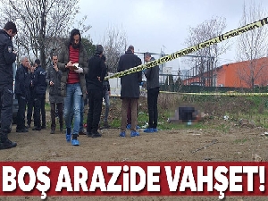 Boş arazide vahşet