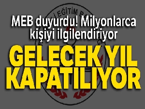 MEB: 'Özel öğretim kursları kapatılıyor'