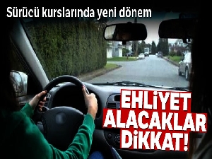 Sürücü kurslarına kota geliyor