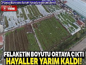 Kumluca'da hortum hayalleri de yıktı