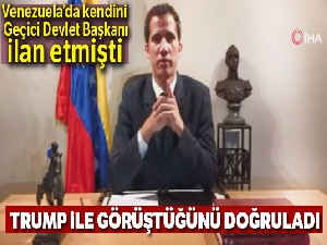 Guiado, Trump ile görüştüğünü doğruladı