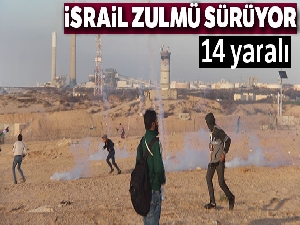 İsrail askerleri Filistinlilere gerçek mermiyle saldırdı: 14 yaralı