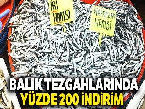 Balık tezgahlarında yüzde 200 indirim