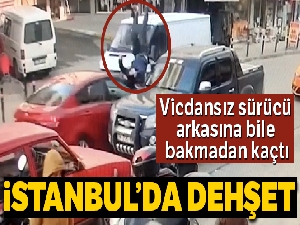 İstanbul'da dehşet anları kamerada !