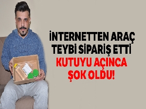 İnternetten araç teybi sipariş etti, kutuyu açınca şok oldu