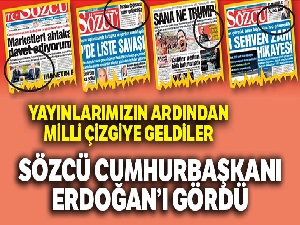 Yayınlarımızın ardından milli çizgiye geldiler