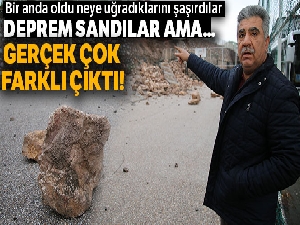 Kopan gürültüyü deprem sandılar