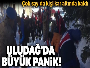 Uludağ'da büyük panik!