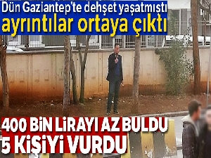 Katliamı 400 bin lirayı beğenmeyince yapmış