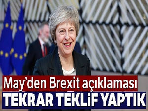 İngiltere Başbakanı May: 'Brexit için AB'ye tekrar masaya oturma teklifi yaptık'