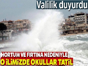 Antalya'nın 5 ilçesinde yarın okullar tatil