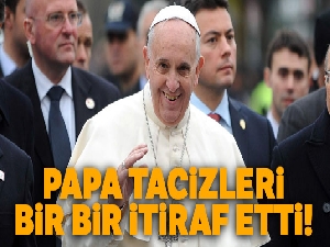 Papa tacizleri itiraf etti
