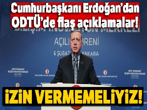 Cumhurbaşkanı Erdoğan: 'Ticari bir meta haline gelmesine izin vermemeliyiz'