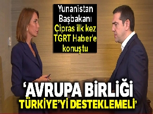 Yunanistan Başbakanı Çipras ilk kez Aslıgül Atasagun Çebi'yle TGRT habere konuştu