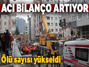 Kartal'da çöken binada ölü sayısı 12'ye yükseldi