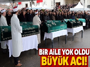 Kartal'da hayatını kaybeden Alemdar ailesi üyeleri son yolculuğuna uğurlandı