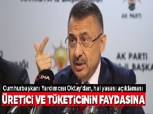 Cumhurbaşkanı Yardımcısı Oktay'dan, hal yasası açıklaması