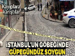 Şişli'de güpegündüz silahlı soygun