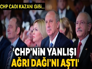 'CHP'nin yanlışı Ağrı Dağı'nı aştı'