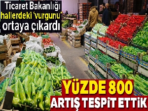 Ticaret Bakanlığı hallerdeki 'vurgunu' ortaya çıkardı