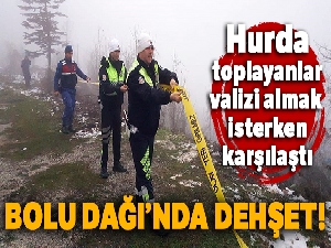 Bolu Dağı kenarında valiz içinde ceset bulundu