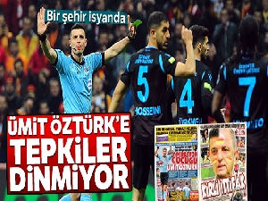 Trabzon'da Ümit Öztürk'e tepkiler dinmiyor