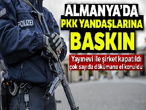 Almanya'da PKK yandaşlarına baskın