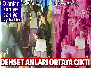 7 kişinin yaralandığı kazada korku ve panik anları araç kamerasına yansıdı