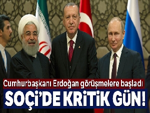 Cumhurbaşkanı Erdoğan - Ruhani görüşmesi başladı