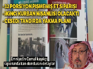 Kan donduran rapor: 32 porsiyon pişmemiş et sipariş edilmiş
