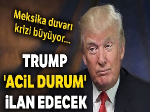 Trump, Meksika duvarı için 'acil durum' ilan edecek