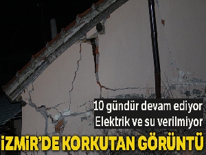 İzmir'de heyelan paniği